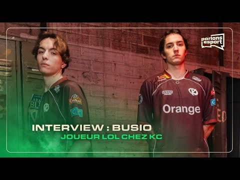 Alan "Busio" Cwalina, joueur et support de l'équipe Karmine Corp évoluant en LEC sur le jeu League of Legends de Riot Games.