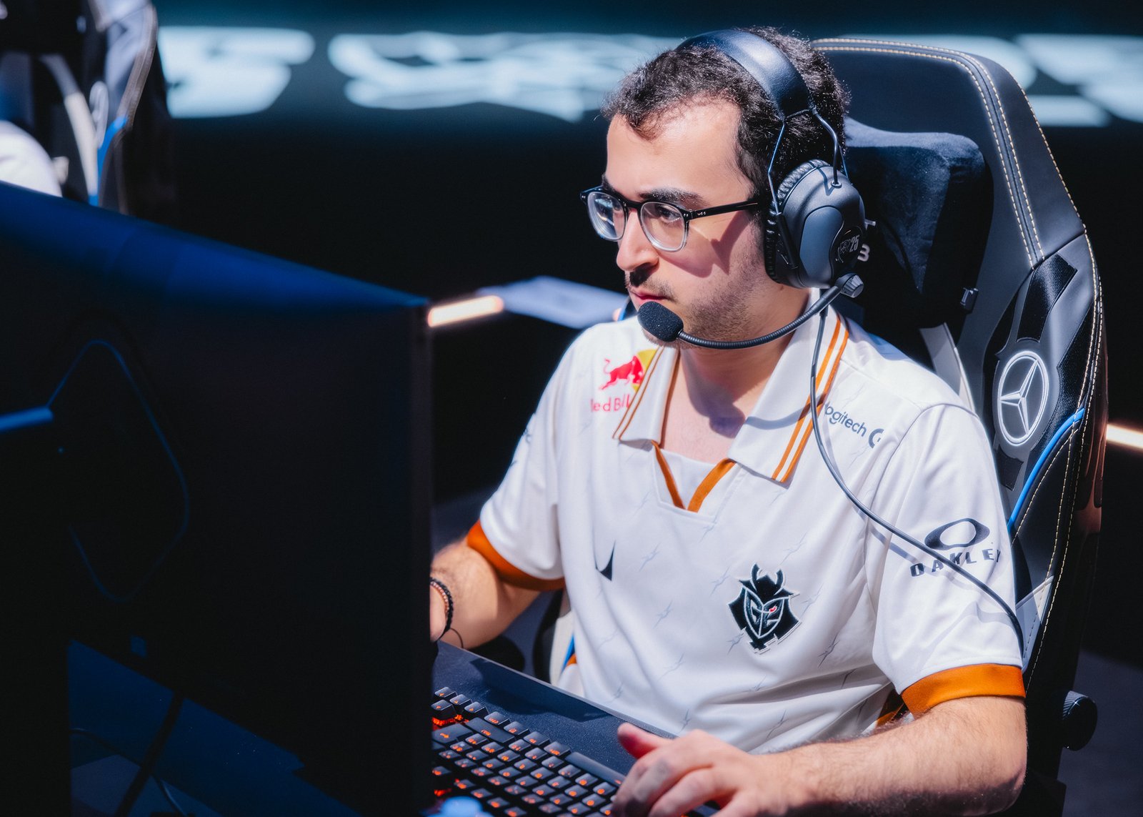 Rudy "SkewMond" Semaan, joueur et jungler de l'équipe G2 Esports en LEC sur le jeu League of Legends de Riot Games.