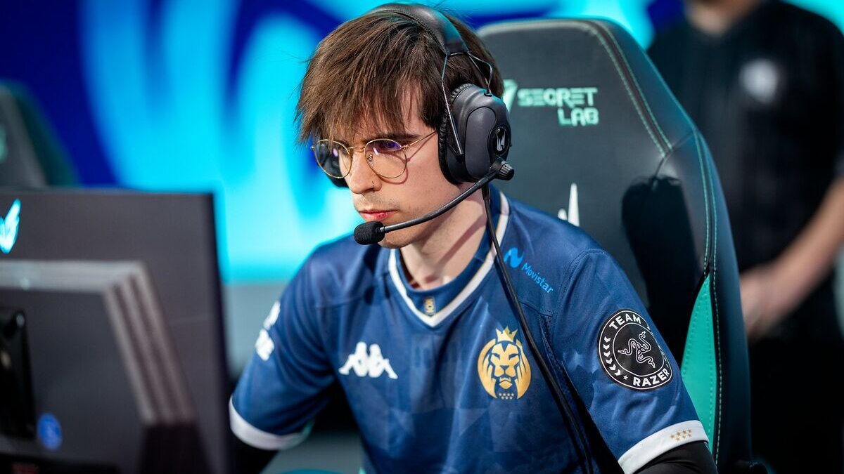 Javier « Elyora » Prades, joueur et jungler de l'équipe Movistar Koi en LEC sur le jeu League of Legends de Riot Games.