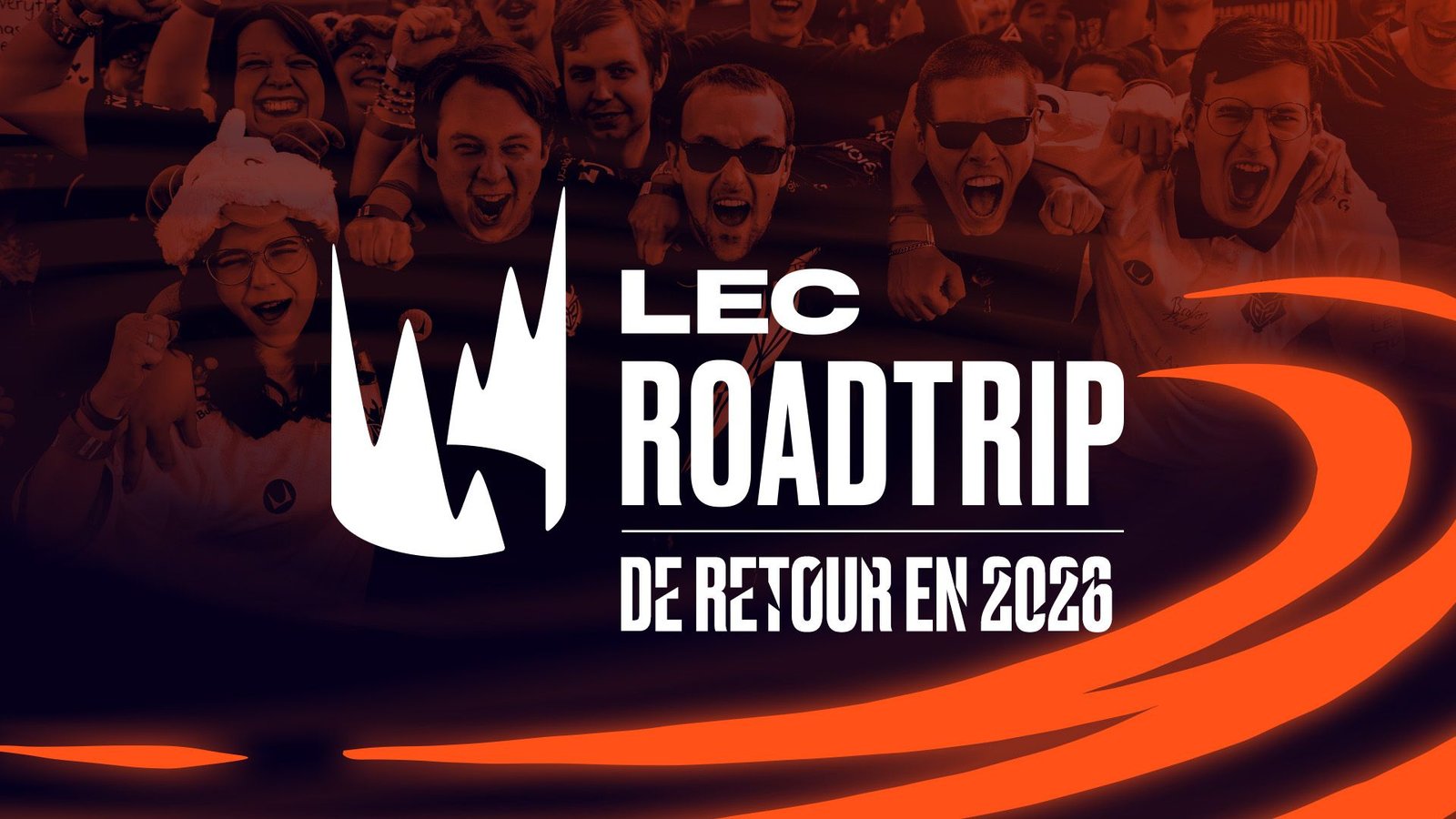 Roadtrip du LEC 2026 avec 5 évènements organisés par Movistar Koi et Karmine Corp sur le jeu League of Legends, édité par Riot Games.