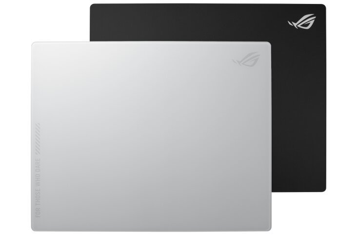 Tapis de souris gaming ROG Moonstone Ace L en verre trempé par ASUS ROG.