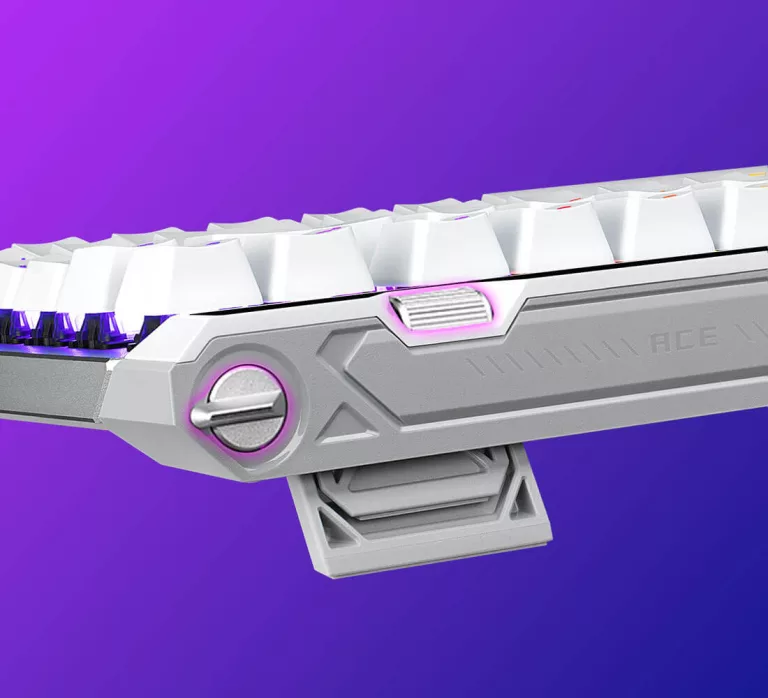 Une molette de réglage de la sensibilité est présente sur le clavier afin de permettre un changement de paramètres en plein milieu de vos parties. 