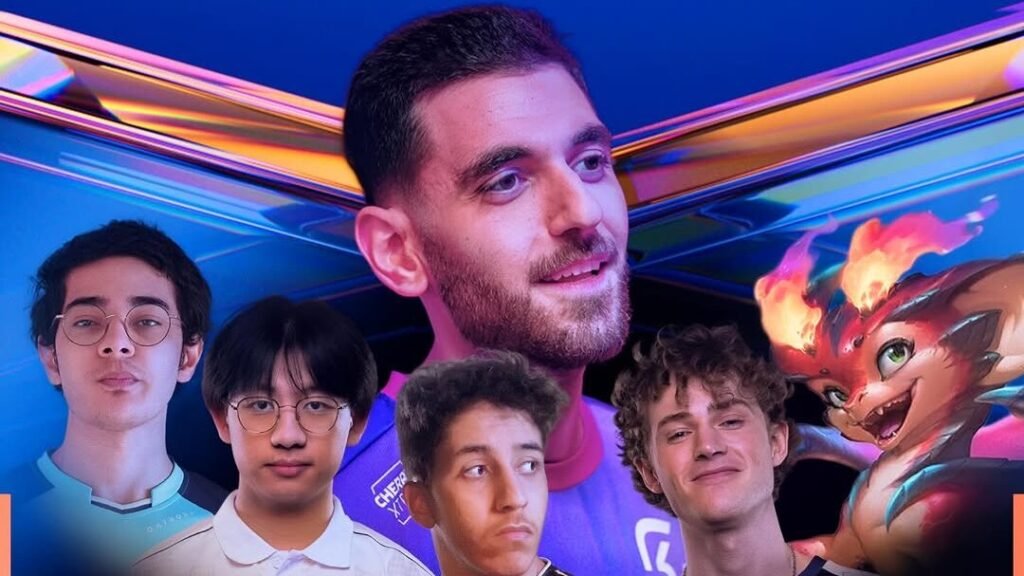 Le roster de ZYB Esport, l'équipe de Nisqy, pour le LFL Invitational avec Hiro, Sleyer, Manaty, Jezu et Ripp.