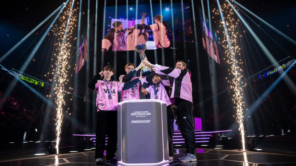 Gentle Mates remporte le Major RLCS de Boston en février 2026. Crédits : Rocket League Esport sur X. 