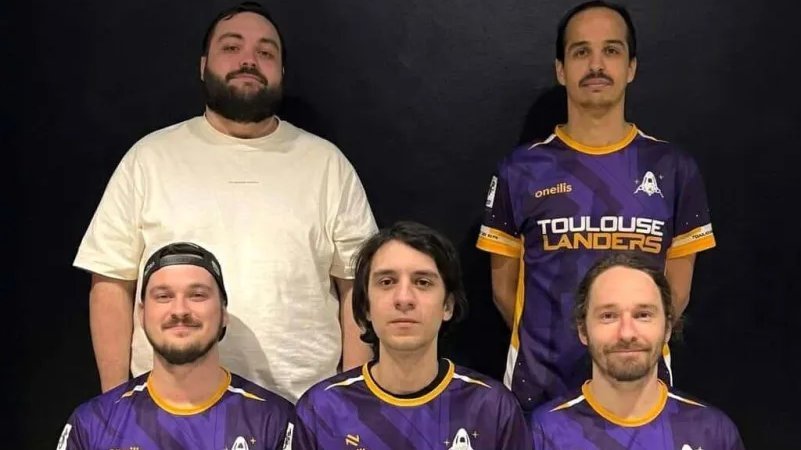 Équipe de Toulouse Landers évoluant en Challenger League EVA composée de Get, ViitalD, Torag et VloKee.
