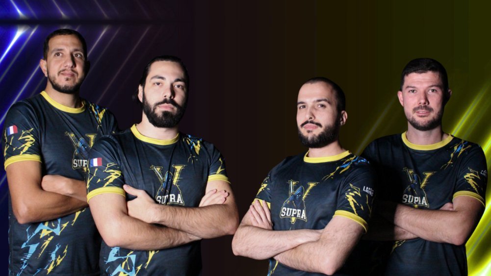 Équipe de vsupra évoluant en Challenger League EVA composée de Psy4x, Kévin, TartineJolie, Sam, Torgol et ItsLavish.