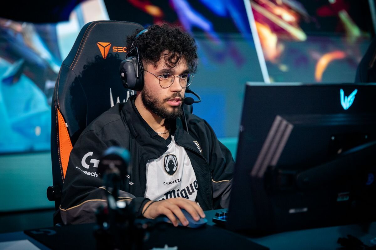 Mihael « Sheo » Borile, joueur et jungler de l'équipe Team Heretics en LEC durant de le spring split de League Of Legends