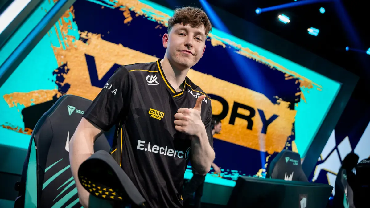 Linas « Lyncas » Nauncikas, joueur et jungle de l'équipe Vitality en LEC durant de le spring split de League Of Legends