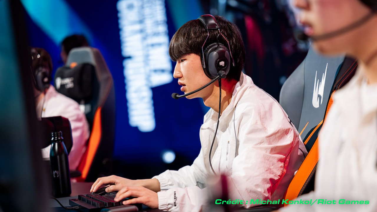 Yoon « Ice » Sang-hoon, joueur et ADC de Team Heretics évoluant en LEC durant le spring split 2026.