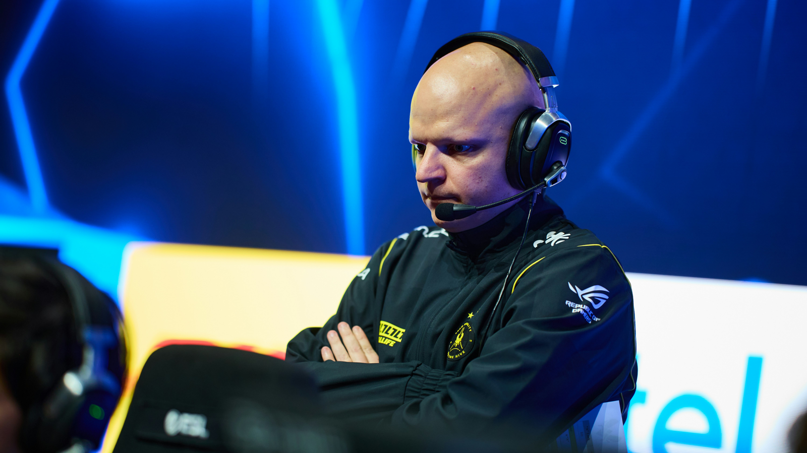 Rémy 'XTQZZZ' Quoniam, Coach de Vitality durant le Quart de Finale des IEM Rio 2026.
