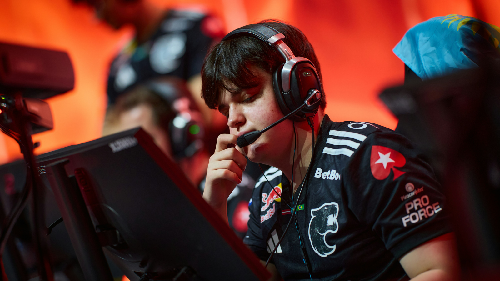 Danil 'molodoy' Golubenko, joueur de Furia pendant la petite finale contre Team Falcons, durant les IEM Rio 2026.