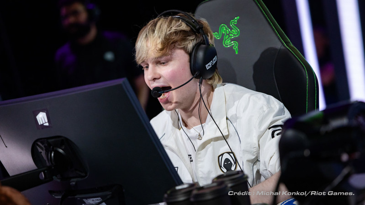 Benjy « benjyfishy » Fish, joueur Valorant de la Team Heretics durant les playoffs des VCT EMEA 2026.