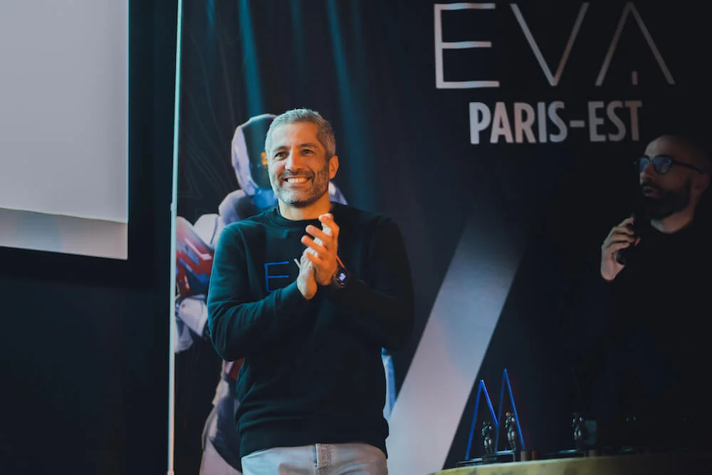 Jean Mariotte, fondateur d'EVA, répond aux questions de Parlons Esport. Crédits : EVA