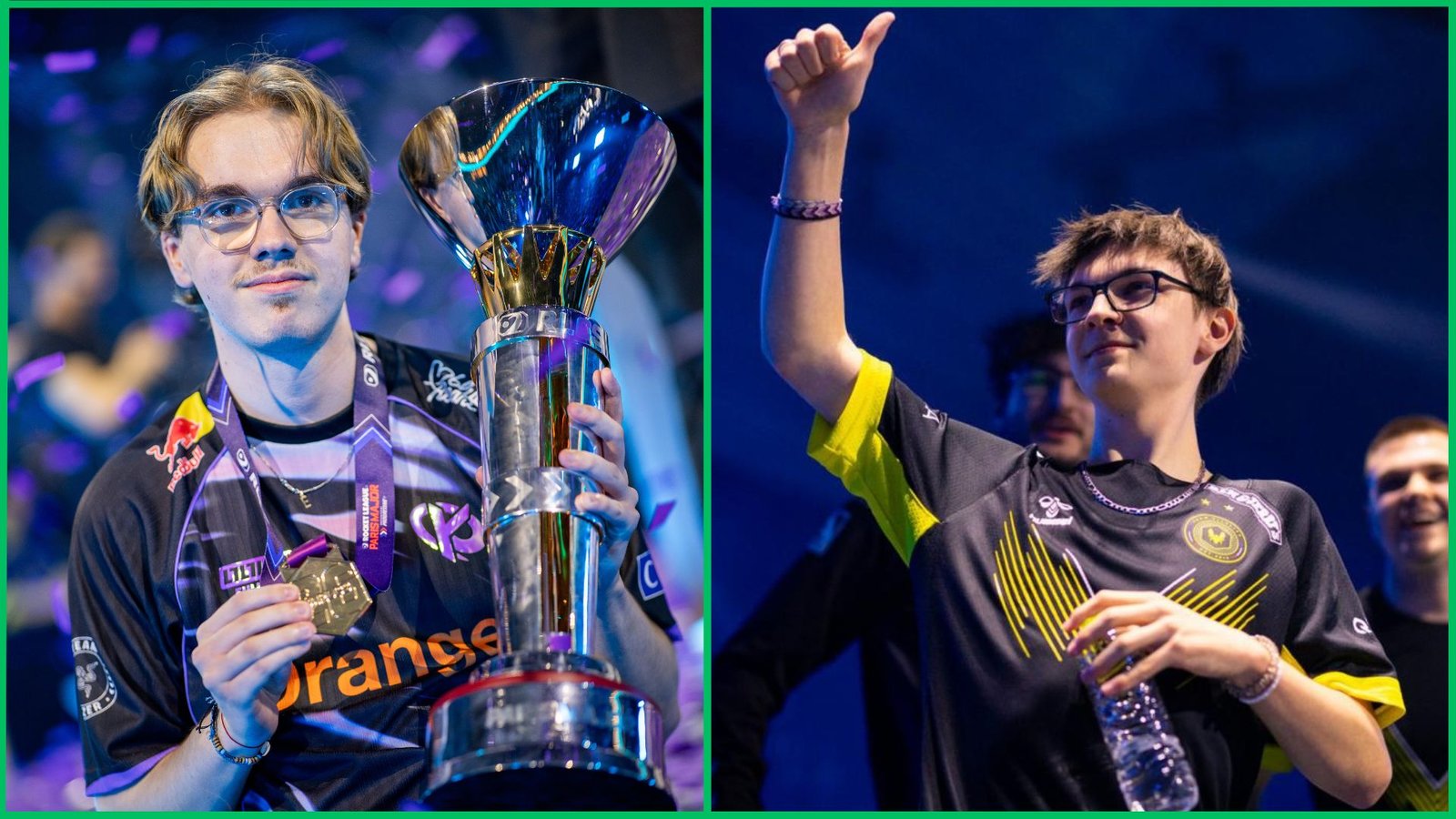 Atow et Zen remportent les RLCS 2v2 Europe. Crédits : Michal Konkol pour Epic Games / Blast