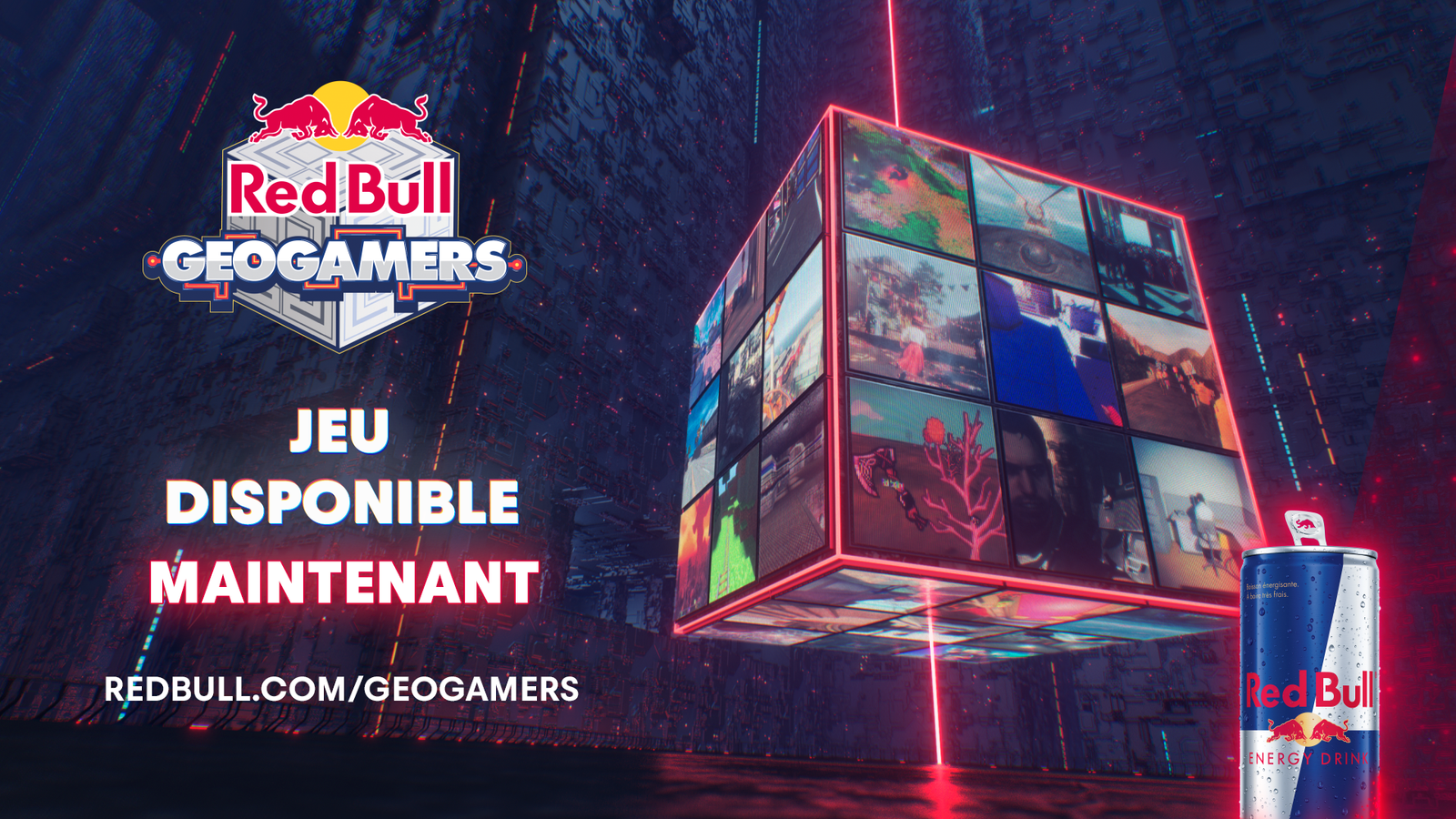 LE CHALLENGE ULTIME DE CULTURE JEU VIDÉO RED BULL GEOGAMERS OUVRE SES PORTES AU GRAND PUBLIC. Crédit : Red Bull Geogamers.