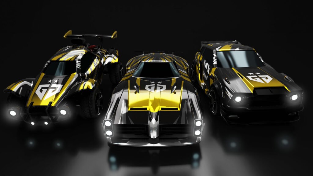 Octane, Fennec et Dominus sur Rocket League. Crédits : Gen.G Esports (X). 
