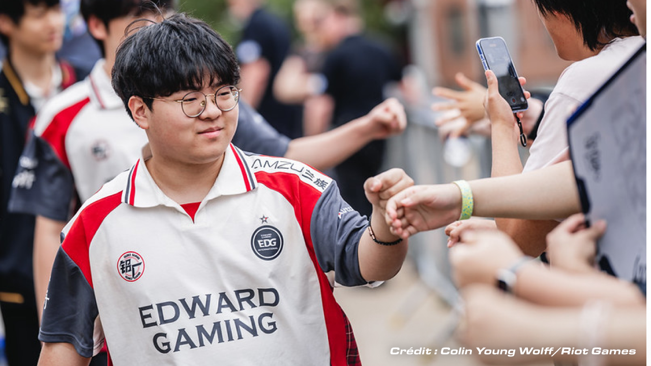 Wan "CHICHOO" Shunzhi, joueur Valorant de l'équipe EDward Gaming aux Masters de Londres 2026.