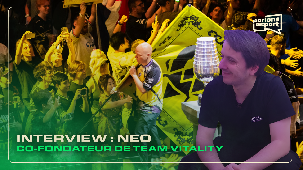 Fabien « Neo » Devide, co-fondateur de Team Vitality après le match perdu face à Falcons aux IEM Cologne Major 2026.