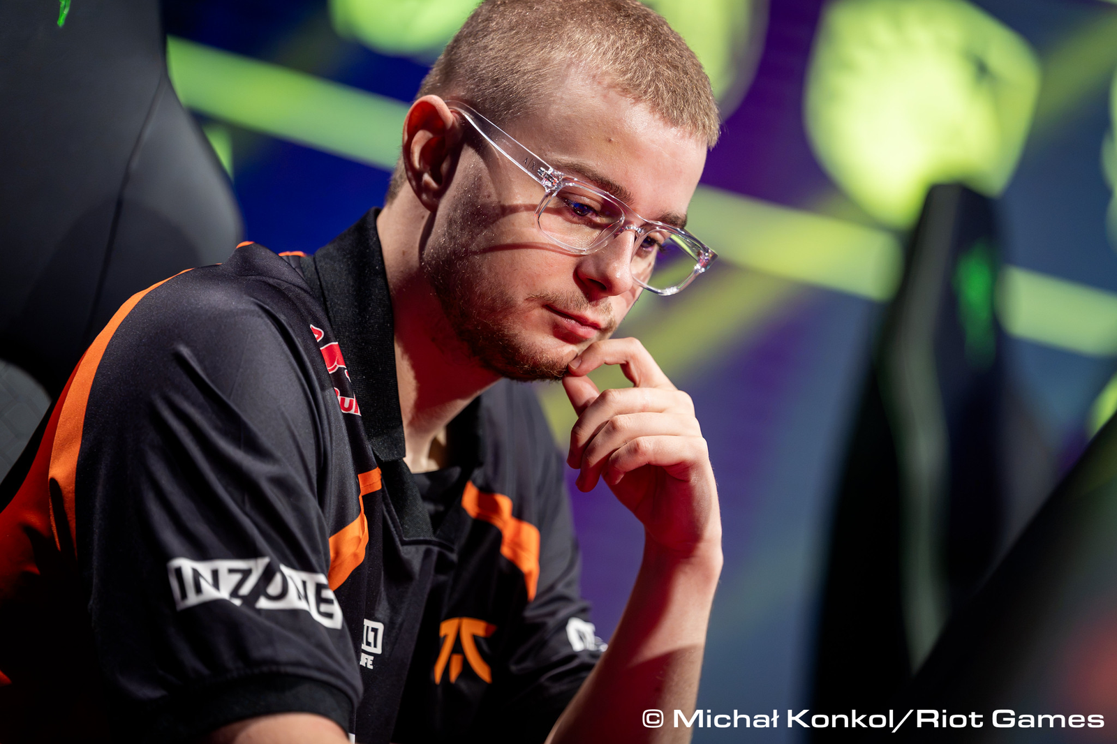 kaajak, joueur chez Fnatic, pendant les VCT EMEA Stage 2.