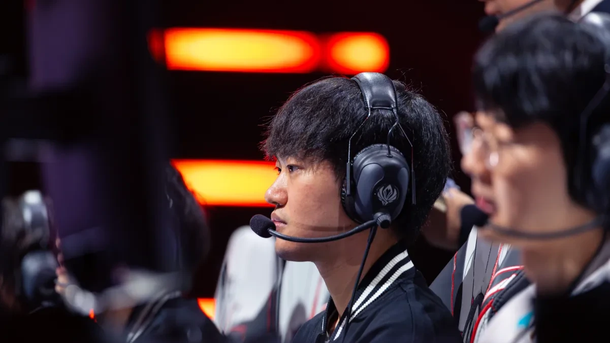 Knight, midlaner de l'équipe Bililibili Gaming évoluant en LPL avant son match face à Hanwha Life Esports durant les MSI 2026.