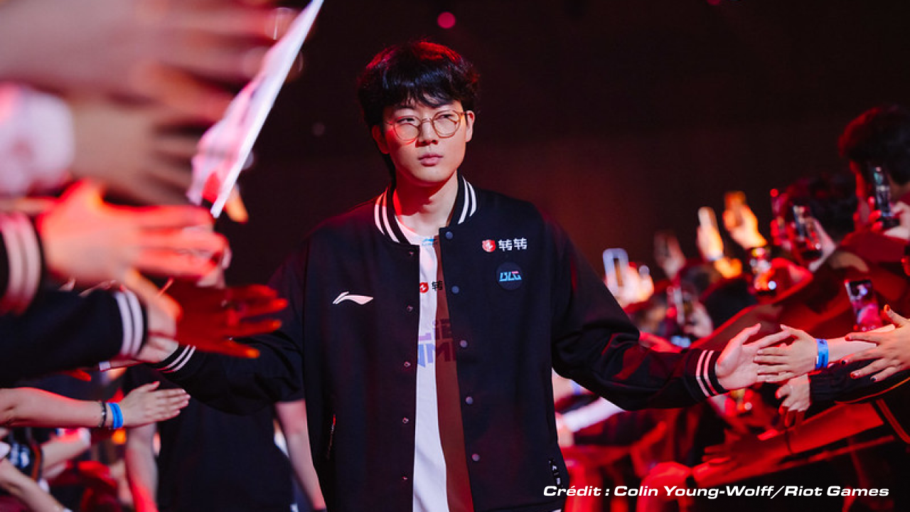Park "Viper" Do-hyeon, ADC de l'équipe League of Legends de Bilibili Gaming à l'EWC 2026.