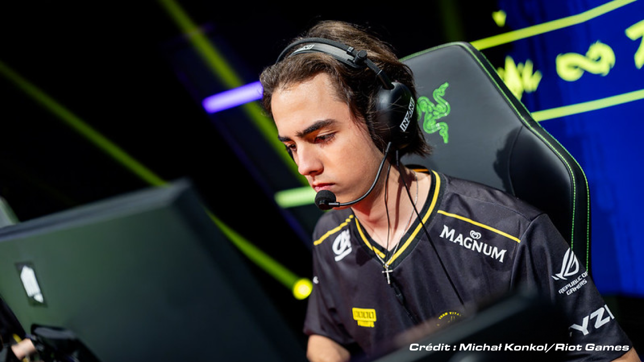 Ștefan "Sayonara" Mîtcu, joueur Valorant de Team Vitality durant le stage 2 des VCT EMEA 2026. Photo by Michał Konkol/Riot Games.