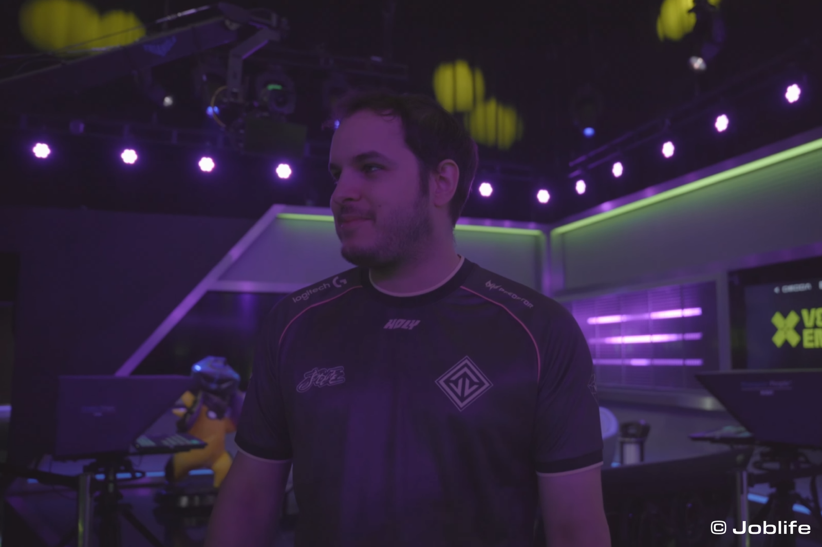 Larsson, headcoach chez Joblife, pendant les Play-Ins des VCT EMEA Stage 2