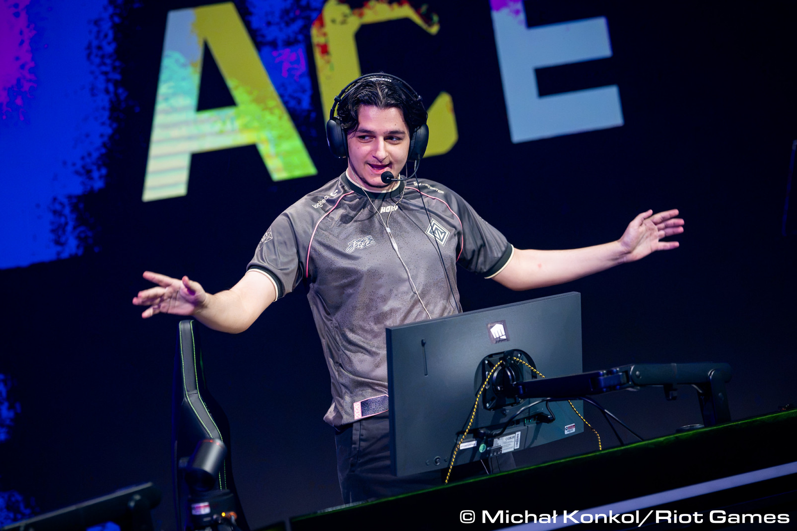 Pa1ze, joueur chez Joblife, pendant les Play-Ins des VCT EMEA Stage 2.
