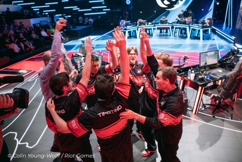 100 Thieves, Valorant, VCT NA STAGE 2. Crédits : Colin Young-Wolff/Riot Games
