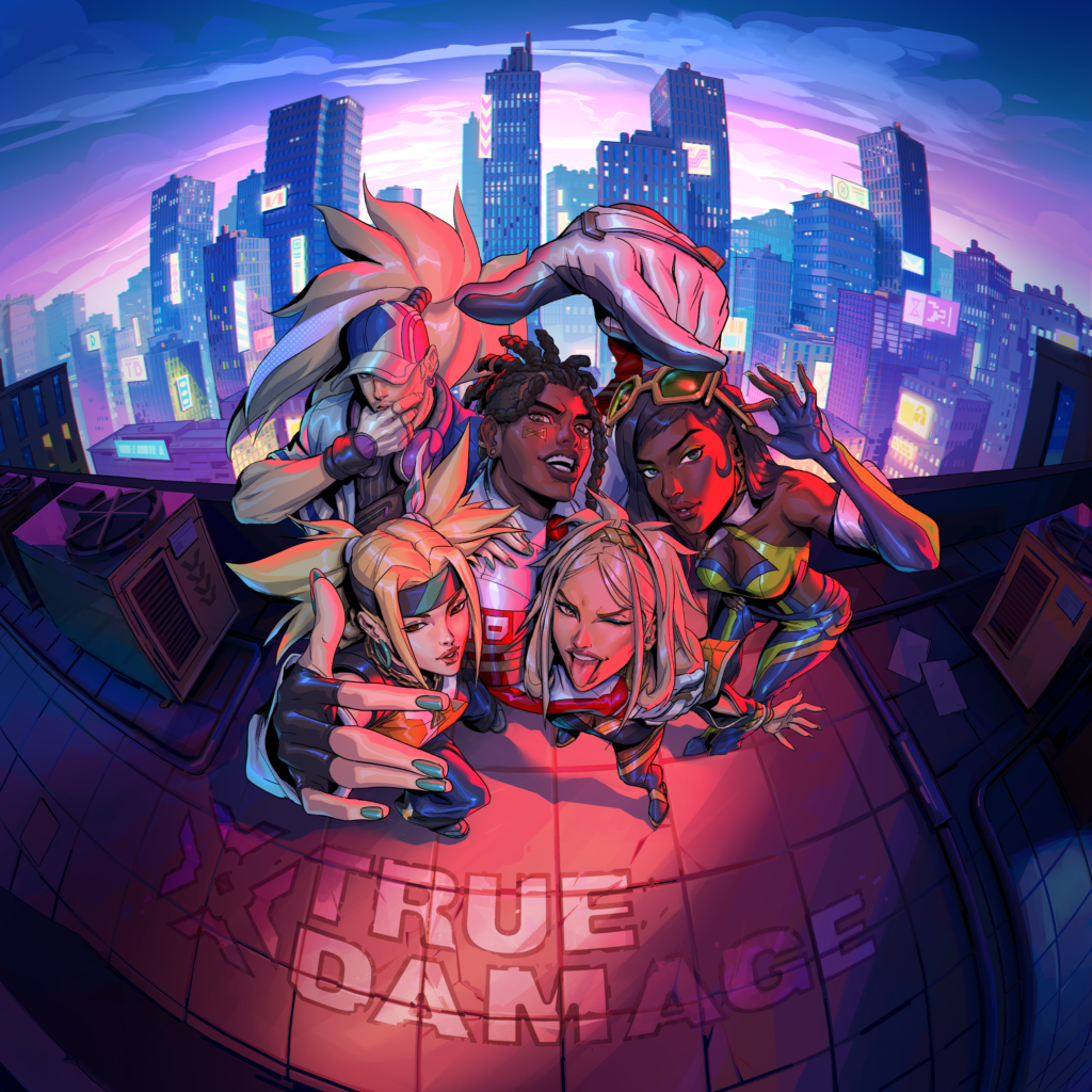 Image promotionnelle pour l'hymne des Worlds 2026 de League of Legends par True Damage : Know My Name. 