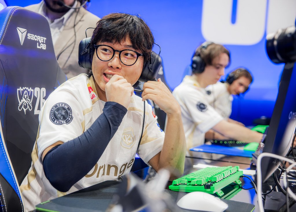 Kyeahoo pendant la série contre MVK. Crédits Photo : Riot Games